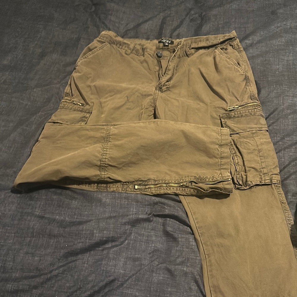 Zara Brown Cargo Pants